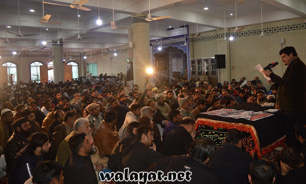 شاہ اللہ دتہ میں تحریک تحفط ولاء و عزا و عظمت سادات کا اعلامیہ پیش کیا جارہا ہے ۔