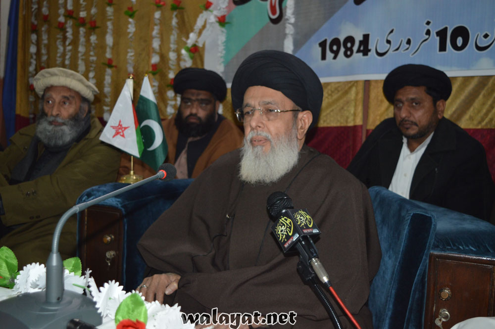 10 فروری ۔ ہفتہ تجدید عہد کی تقریب سے قائد ملت جعفریہ آقائے موسوی کا خطاب