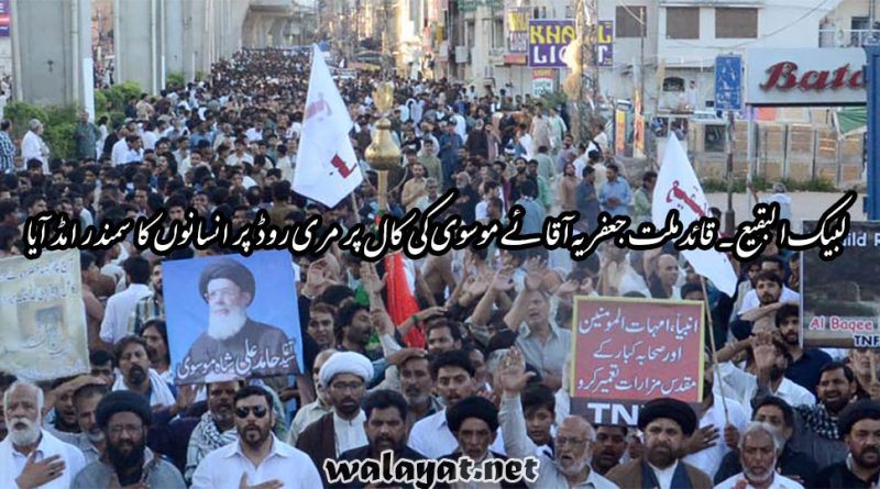 جنت البقیع کی مسماری کے خلاف ٹی این ایف جے کے ملین مارچ میں لاکھوں افراد کی شرکت