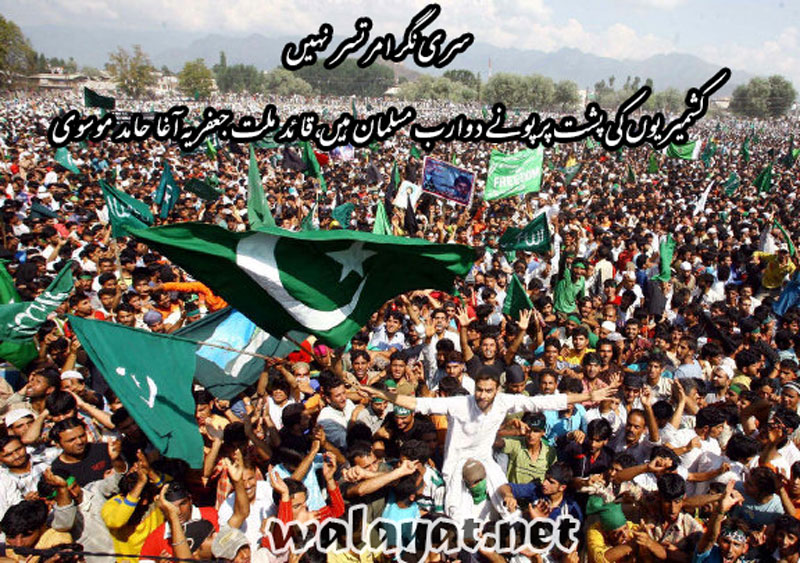 سری نگر امرتسر نہیں کشمیریوں کی پشت پرپونے دوارب مسلمان ہیں، قا ئد ملت جعفریہ آغا حامد موسوی