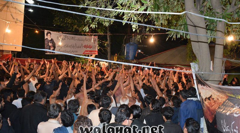 عزائے امام موسی کاظم ؑ میں ہزاروں افراد کی شرکت