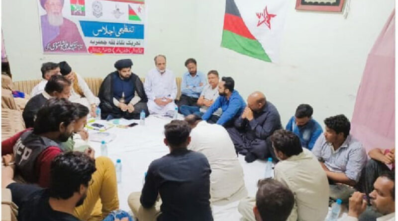 ٹی این ایف جے کراچی ڈویژن کا اجلاس؛ شعائر حسینیہؑ کی پاسداری کے عزم کا اظہار