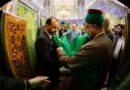 حجاب زینب الکبری ؑ شہنشاہ وفا حضرت غازی عباس علمدار ؑ کی قبر مطہرپر نئی چادر (کسوۃ ) چڑھا دی گئی