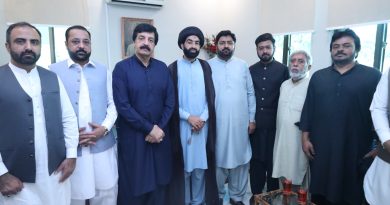 ٹی این ایف جے عزاداری سیل کے وفد کی گورنر پنجاب سے ملاقات ؛ ہوم ڈیپارٹمنٹ ایس او پیز کے حوالے سے عزاداروں کی تشویش سے آگاہ کیا
