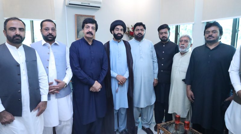 ٹی این ایف جے عزاداری سیل کے وفد کی گورنر پنجاب سے ملاقات ؛ ہوم ڈیپارٹمنٹ ایس او پیز کے حوالے سے عزاداروں کی تشویش سے آگاہ کیا