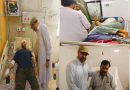 صوبائی صدر تحریکِ نفاذِ فقہِ جعفریہ سید غضنفر علی شاہ ایڈووکیٹ کی کوہاٹ پولیس لائن بم دھماکے کے زخمیوں کی عیادت