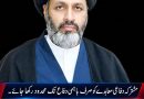 مشترکہ دفاعی معاہدے کو صرف باہمی دفاع تک محدود رکھا جائے۔ سربراہ تحریکِ نفاذِ فقہِ جعفریہ علامہ آغا سید حسین مقدسی